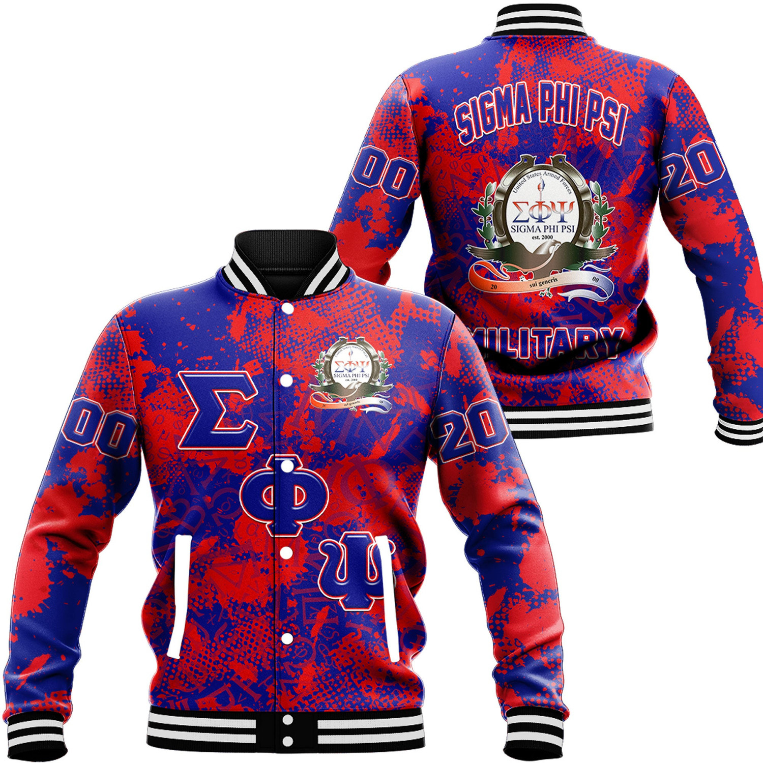 Sigma Phi Psi Sport Style Baseball Jackets