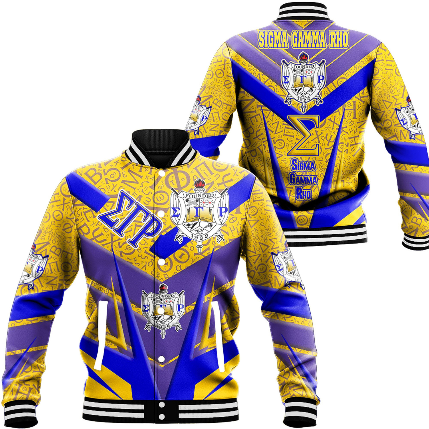 Sigma Gamma Rho Sporty Style Baseball Jackets