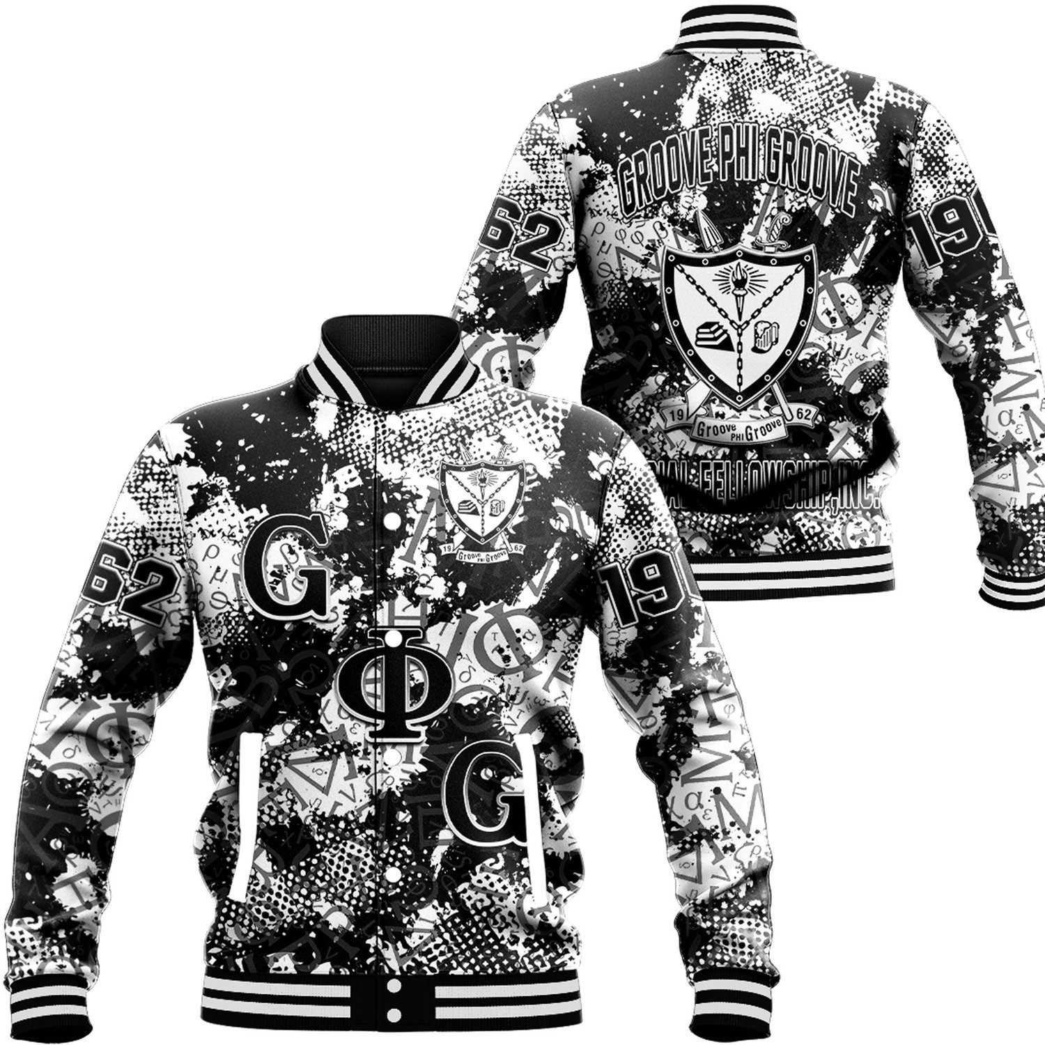 Groove Phi Groove Sport Style Baseball Jackets