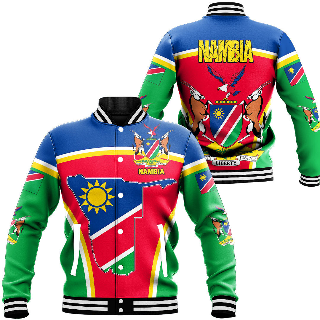 Namibia Active Flag Baseball Jacket Special Gift For Men Women