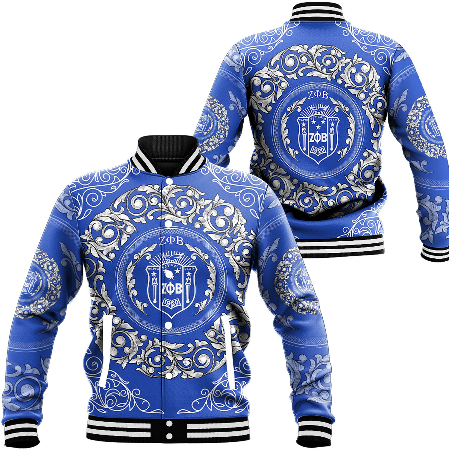 Zeta Phi Beta Sorority Baseball Jackets