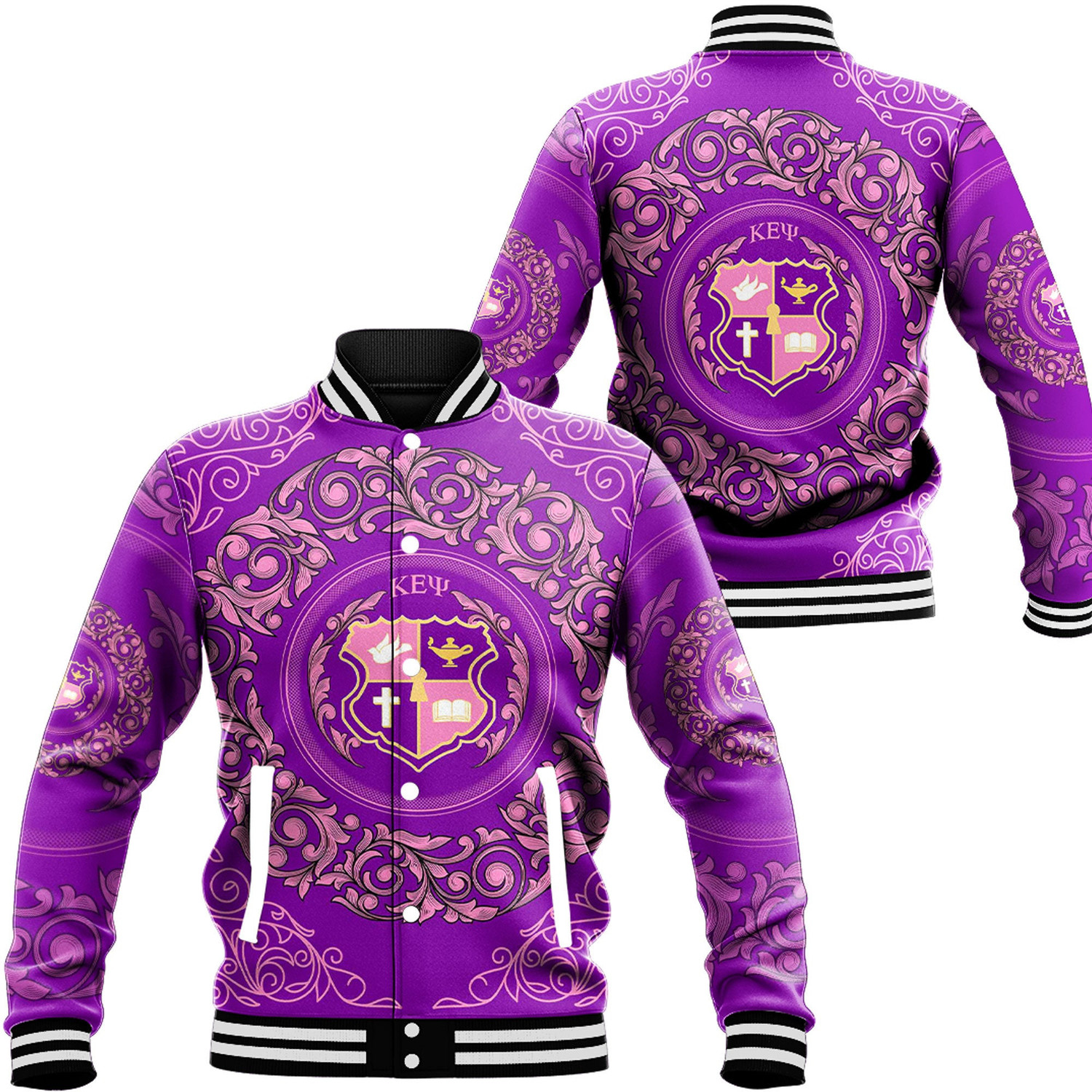 Key Fraternity Sorority Baseball Jackets