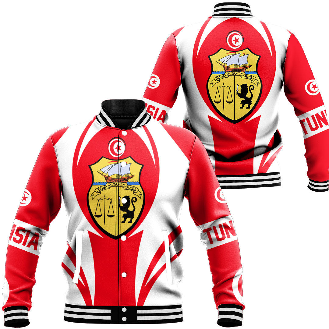 Tunisia Action Flag Baseball Jacket Special Gift For Men Women