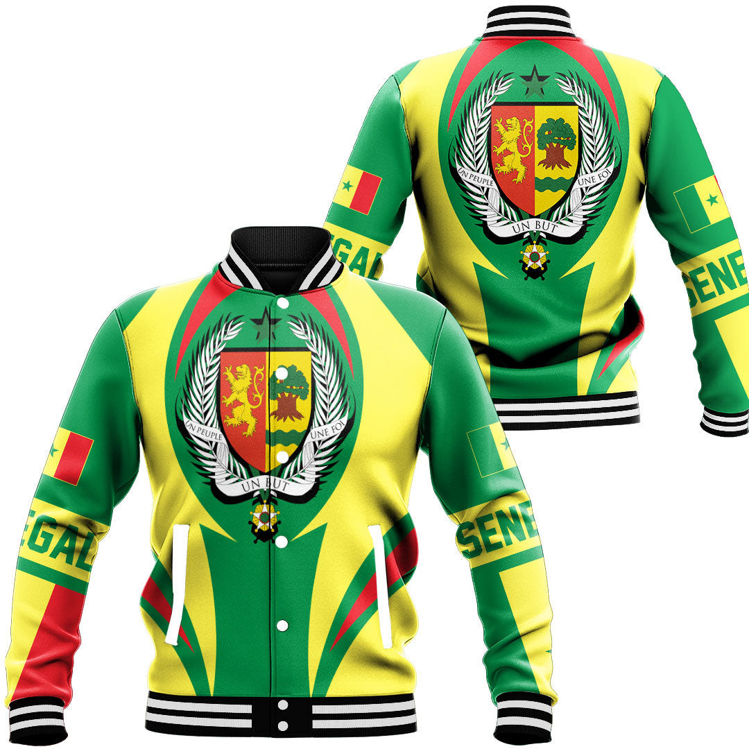 Senegal Action Flag Baseball Jacket Special Gift For Men Women