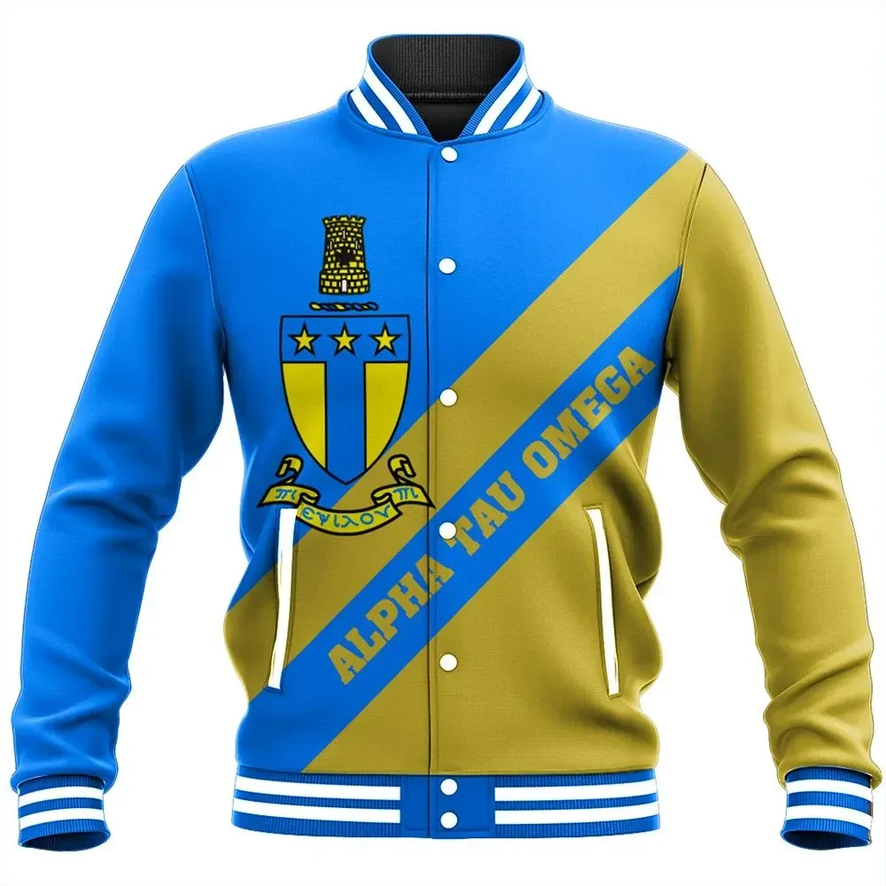 Tech Style Tech Style Alpha Tau Omega Baseball Jacket
