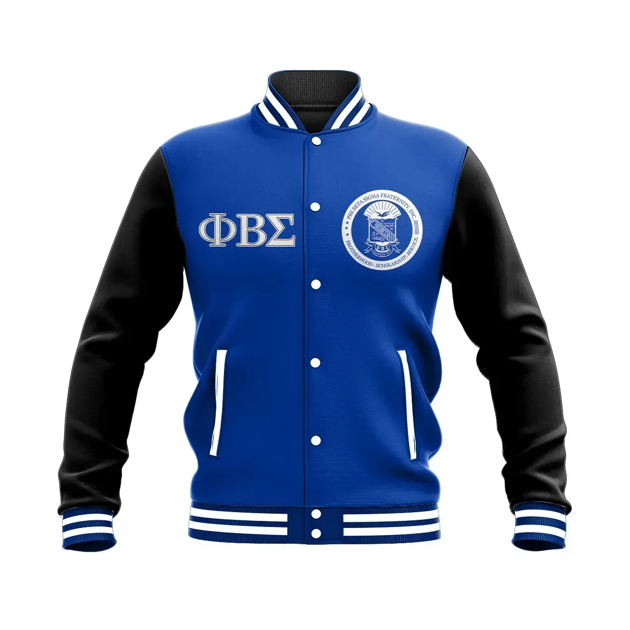 Gomab Phi Beta Sigma Frat Inc Baseball Jacket