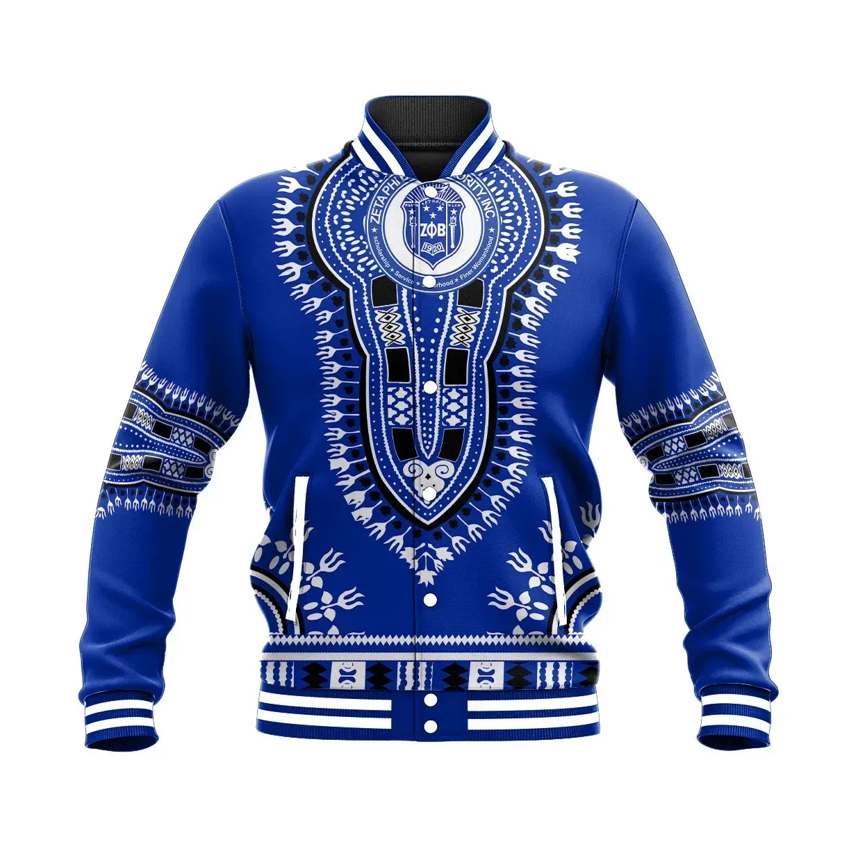 Zeta Phi Beta Dashiki Baseball Jacket Special Gift For Men Women