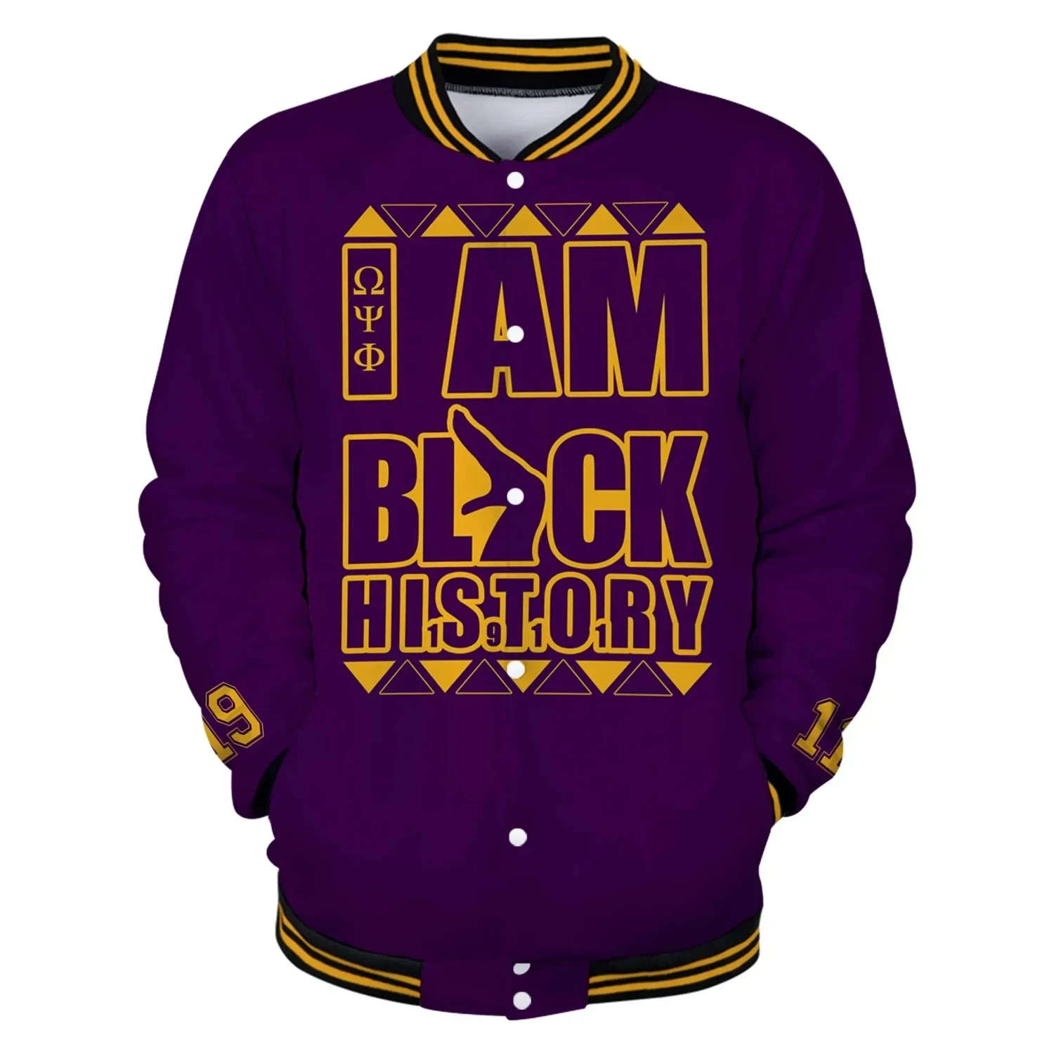 Que I Am Black History Baseball Jacket Special Gift For Men Women