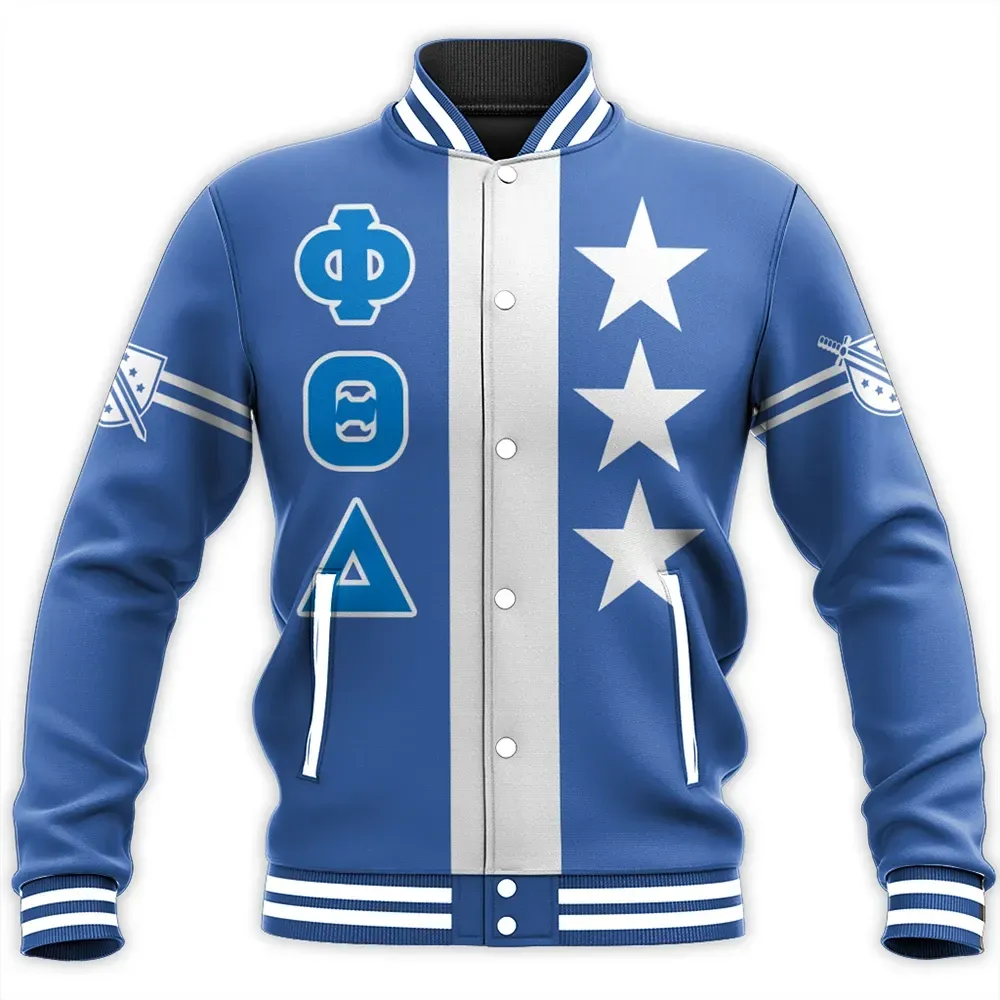 Greek Life Jacket Phi Delta Theta Astronaut Baseball Jacket