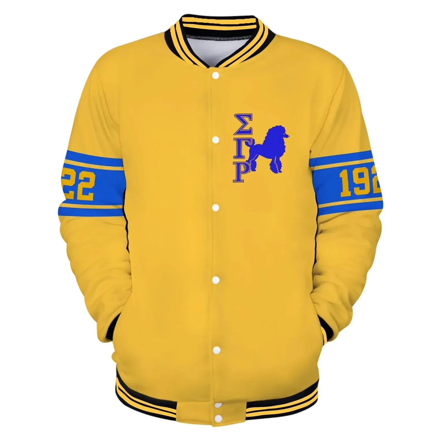 Lux Sigma Gamma Rho Is Everything Baseball Jacket