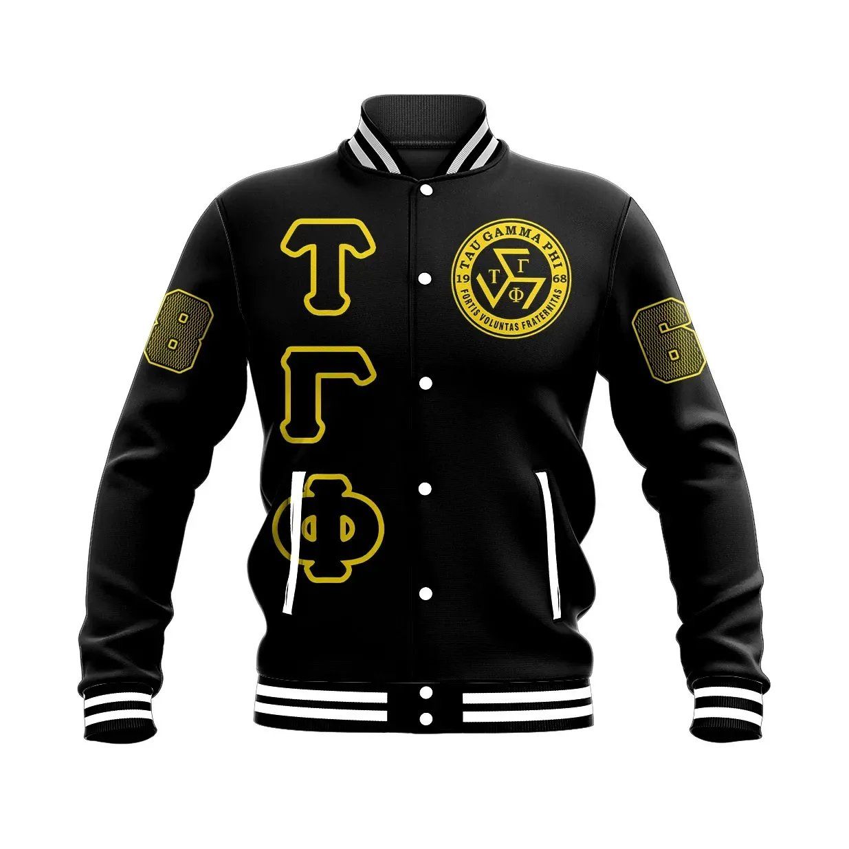Tau Gamma Phi Letters Baseball Jacket Special Gift For Men Women