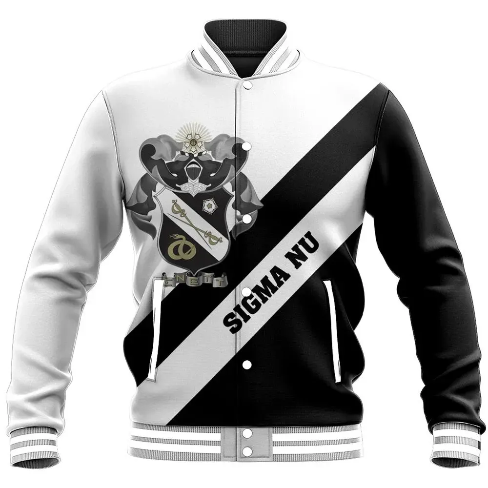 Tech Style Tech Style Sigma Nu Baseball Jacket