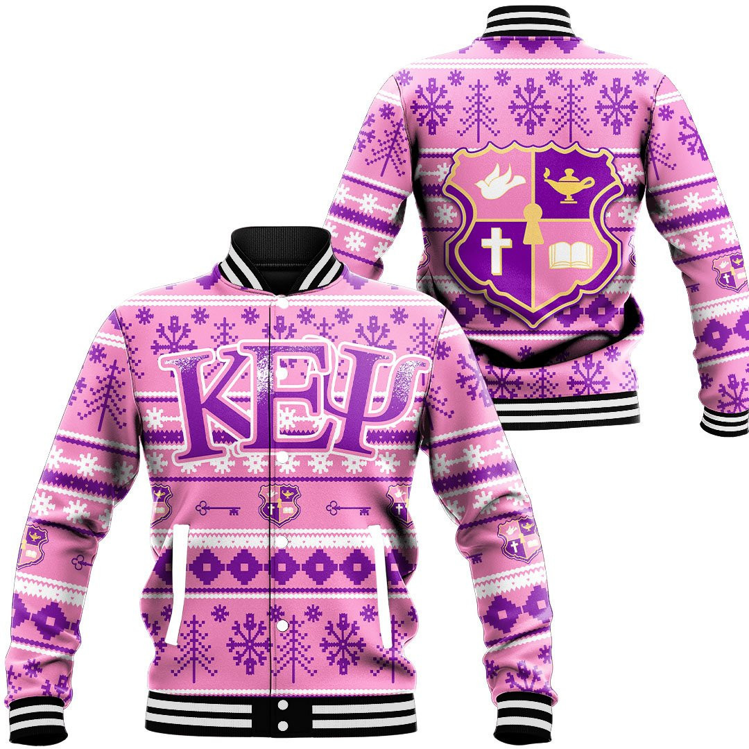 Kep Letter Christmas Baseball Jacket Special Gift For Men Womens