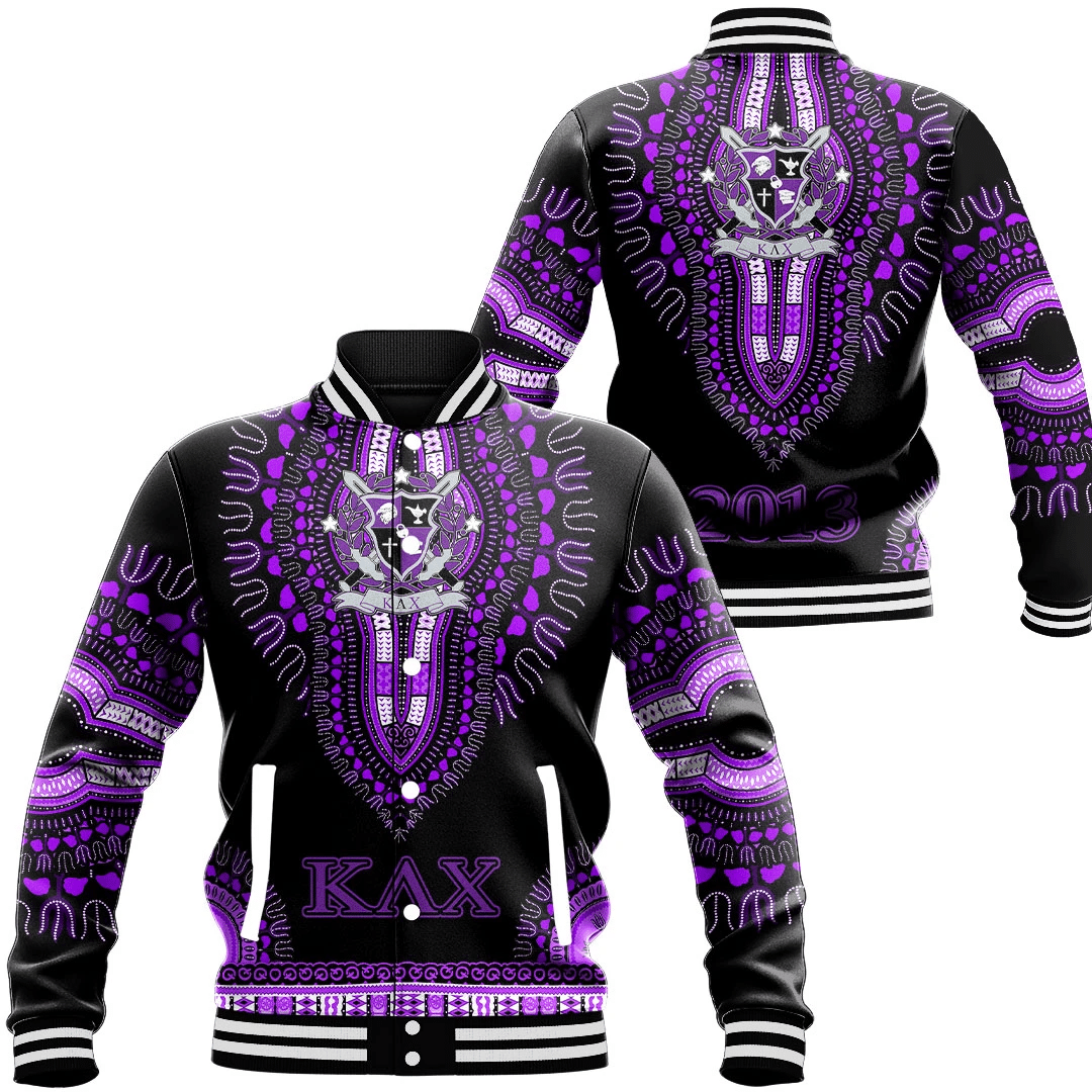 Klc Dashiki Baseball Jacket Collar Varsity Cut For Men Womens