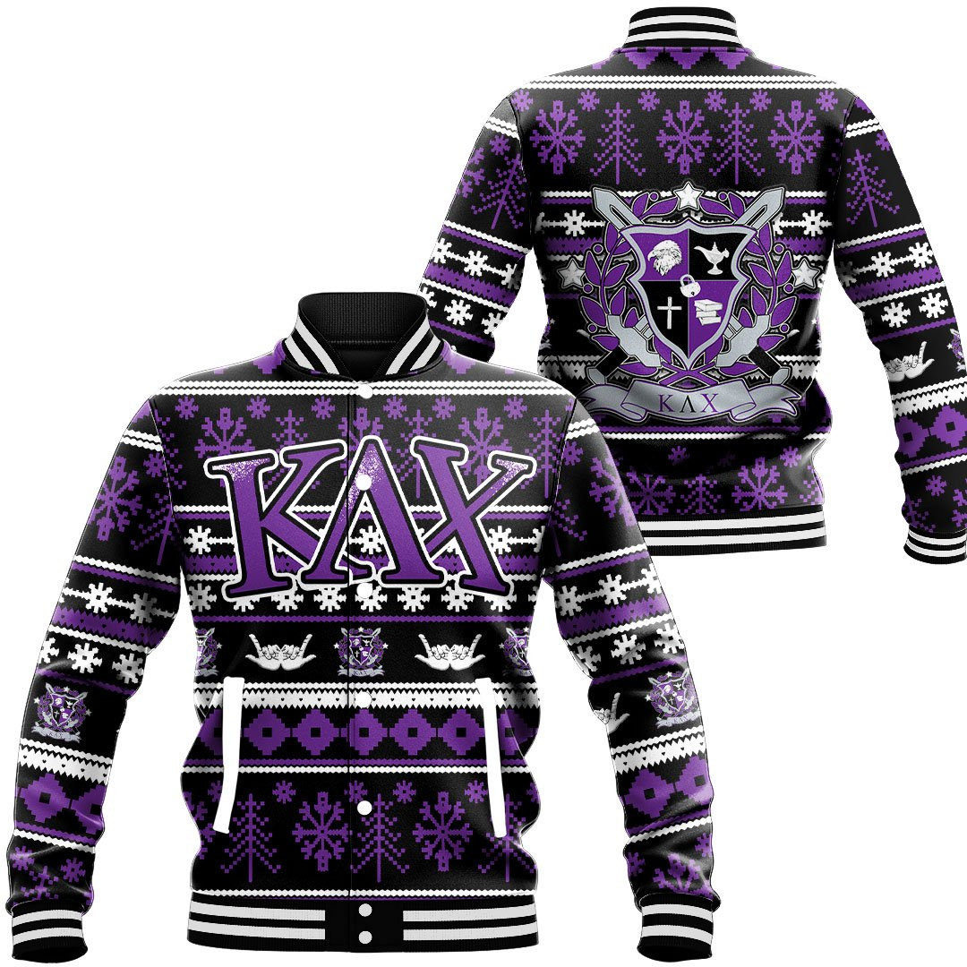 Klc Letter Christmas Baseball Jacket Special Gift For Men Womens