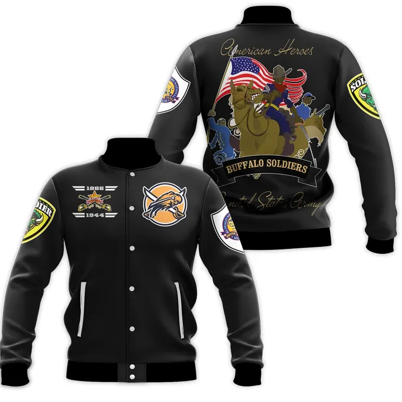 Buffalo Soldiers Great Baseball Jacket Special Gift For Men Women