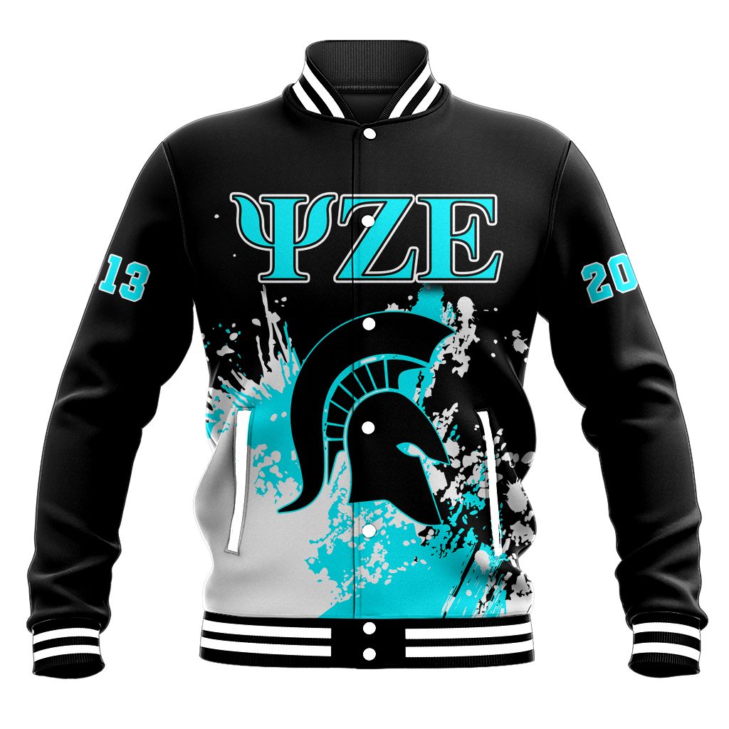 Psi Zeta Epsilon Baseball Jacket Spaint Style