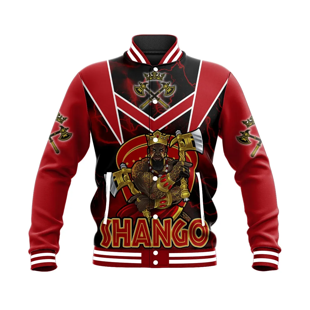 Thunder Orisha Shango Baseball Jacket Special Gift For Men Women
