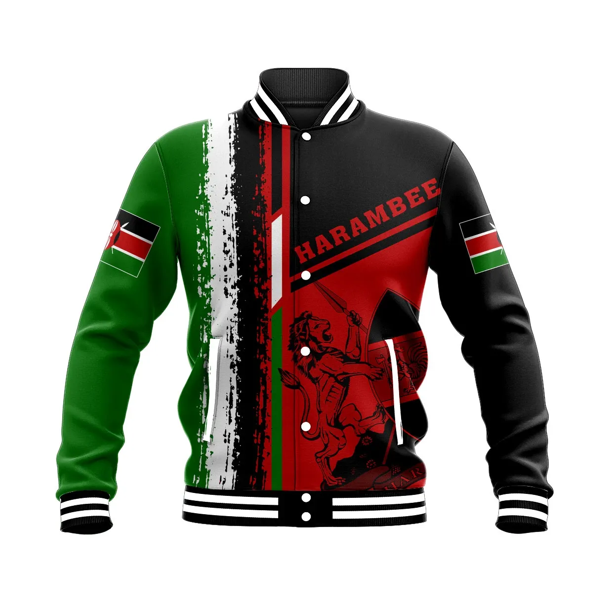 Kenya Harambee Baseball Jacket Special Gift For Men Women