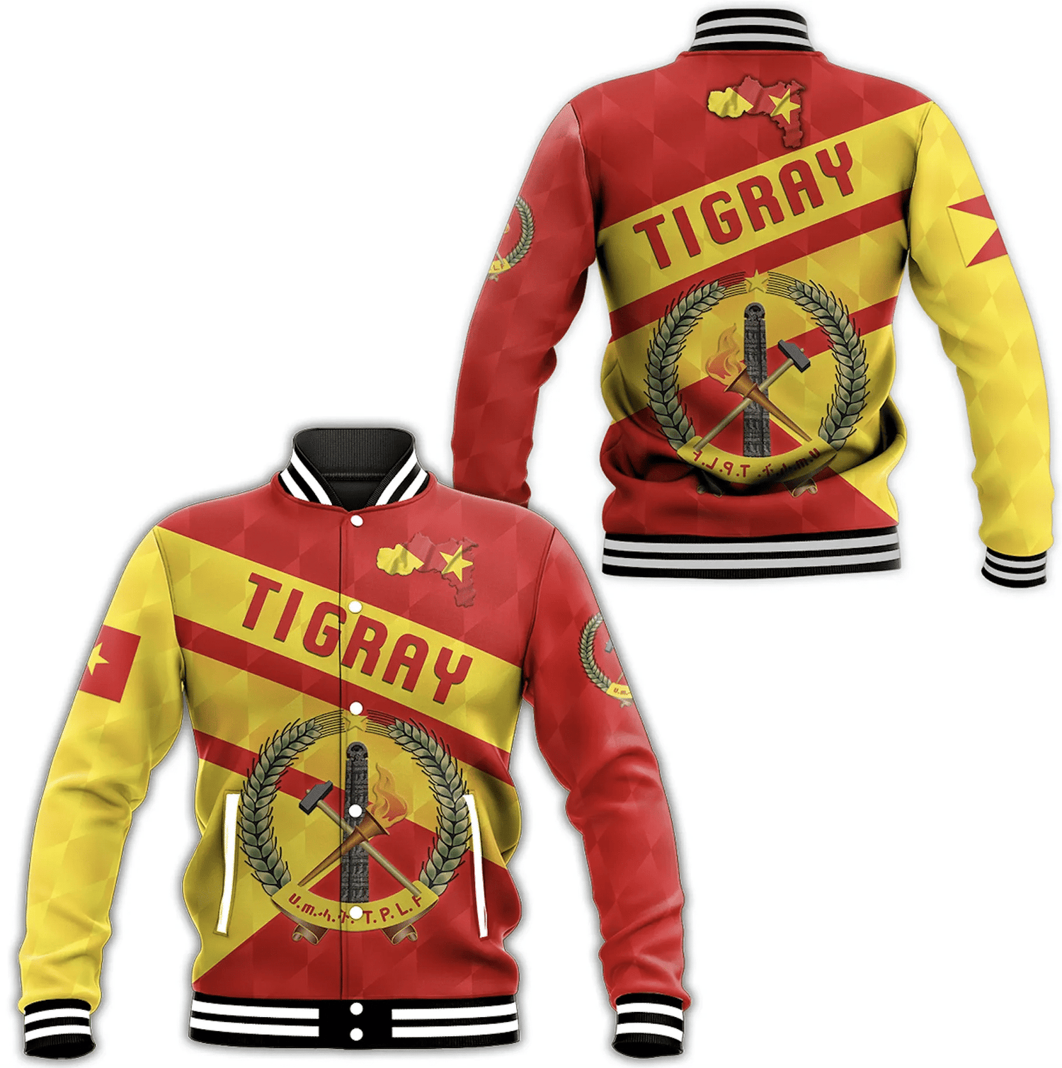 Tigray Baseball Jacket Special Gift For Men Women Sporty Style