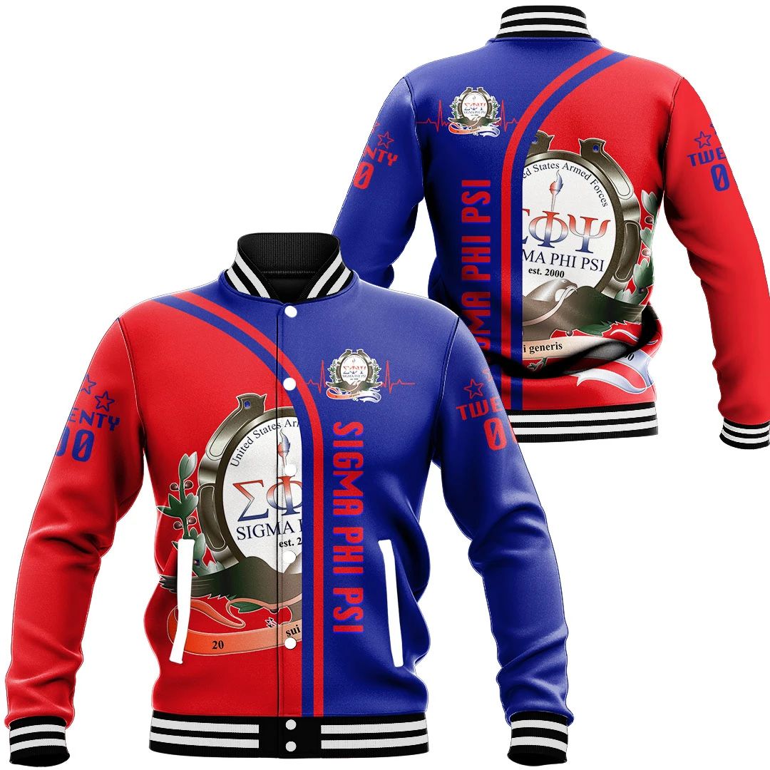 Sigma Phi Psi In My Heart Baseball Jackets