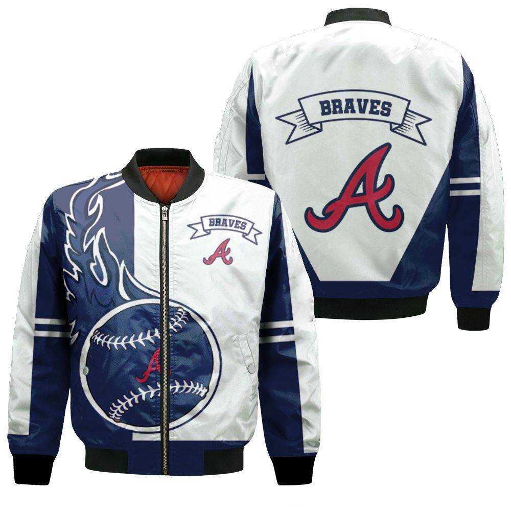 Atlanta Braves 3D Bomber Jacket