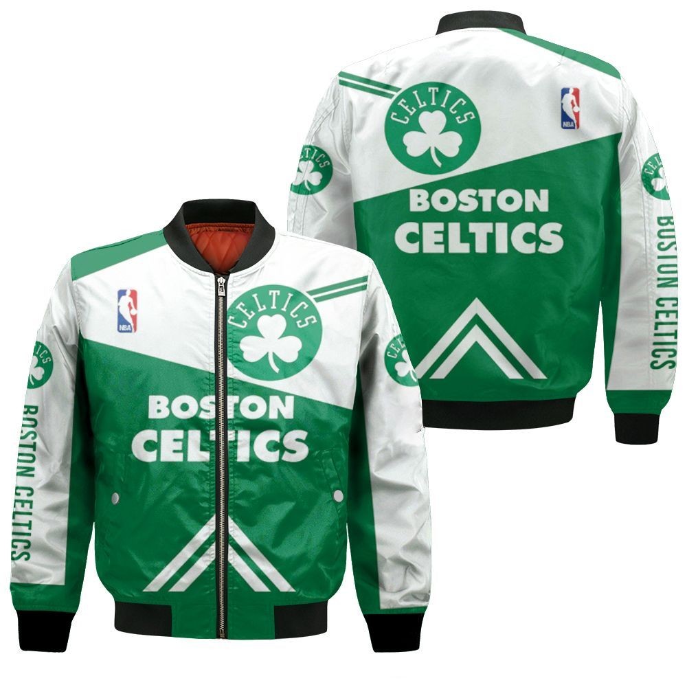 3D Boston Celtics 3Ds 3D Bomber Jacket