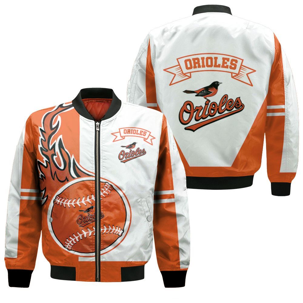 Baltimore Orioles 3D Bomber Jacket
