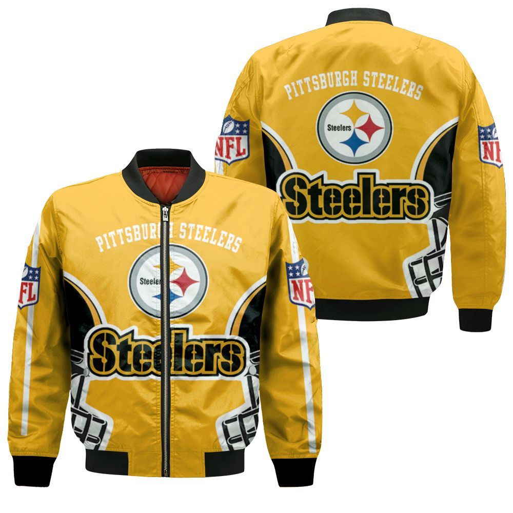 3D Pittsburgh Steelers 3Ds Pullover 3D Bomber Jacket