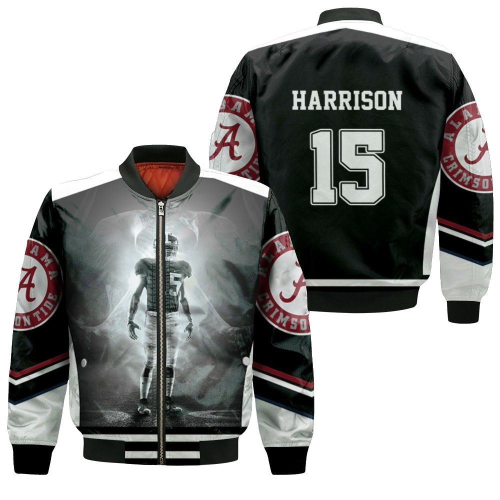 Alabama Crimson Tide 15 Ronnie Harrison Bomber Jacket