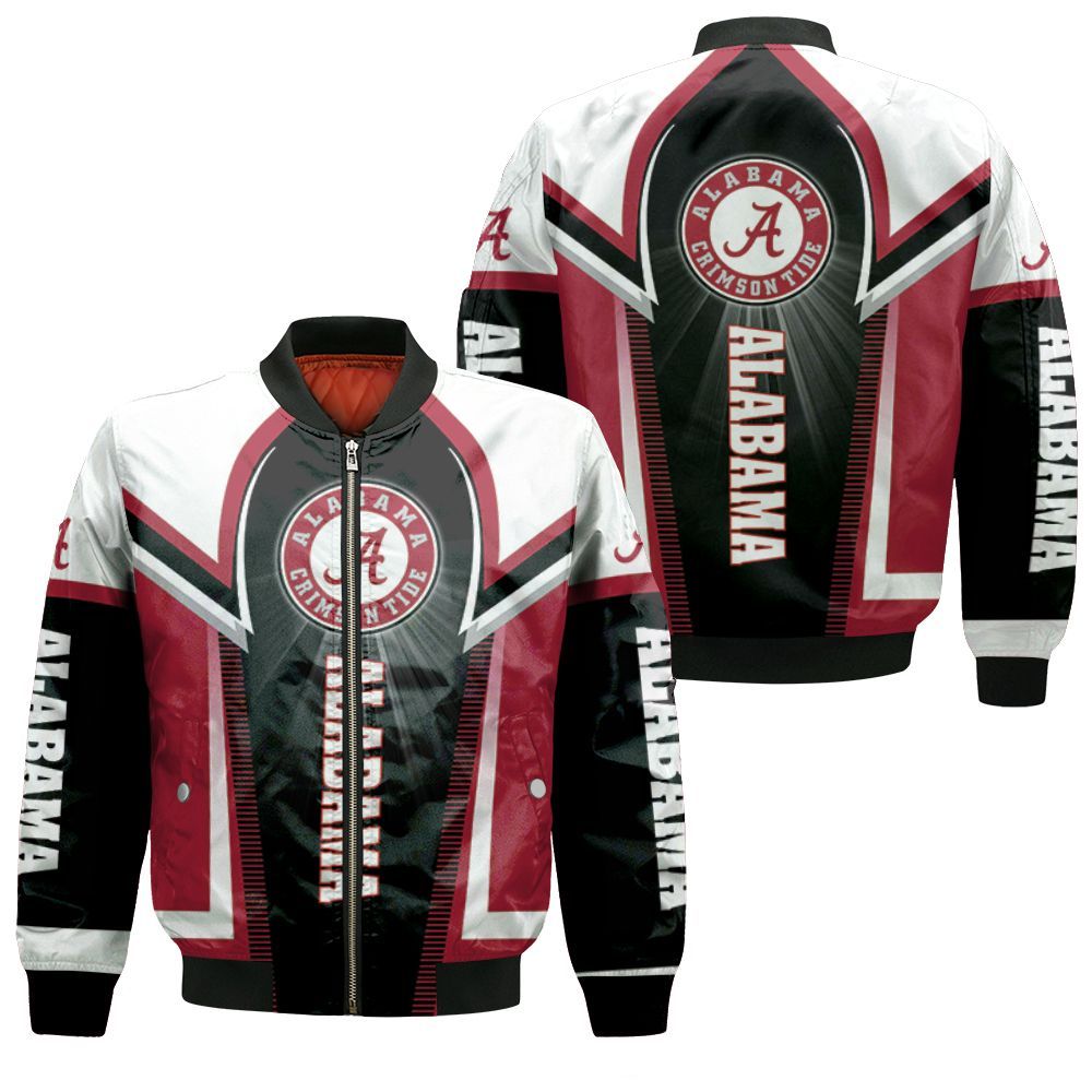 Alabama Crimson Tide NCAA For Tide Lover 3D Bomber Jacket