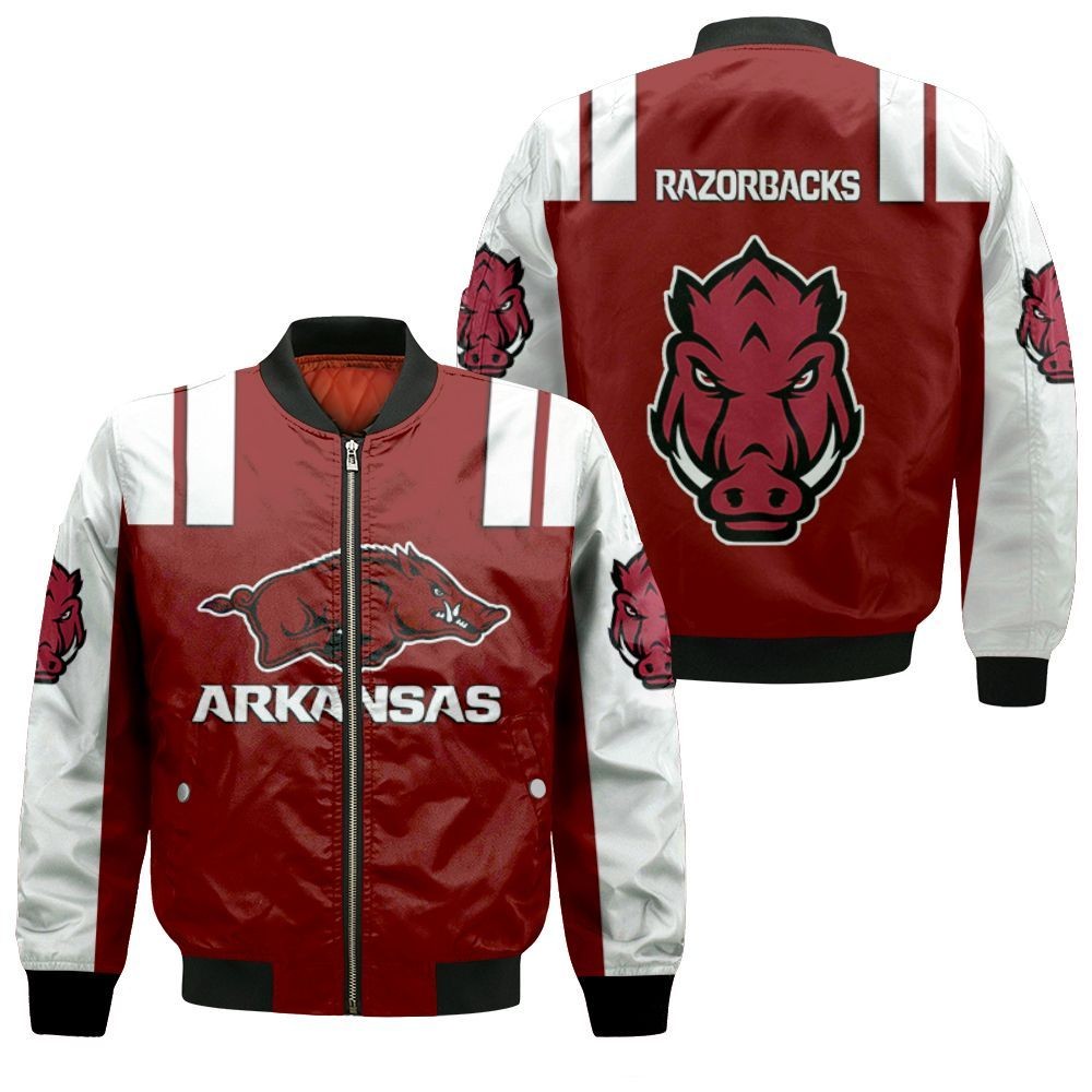 Arkansas Razorbacks NCAA For Razorbacks Fan 3D Bomber Jacket