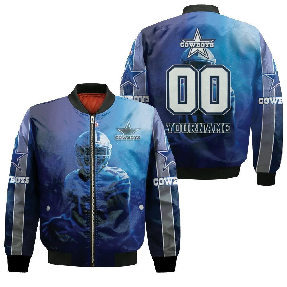 Amari Cooper 19 Dallas Cowboys 3D Personalized Bomber Jacket