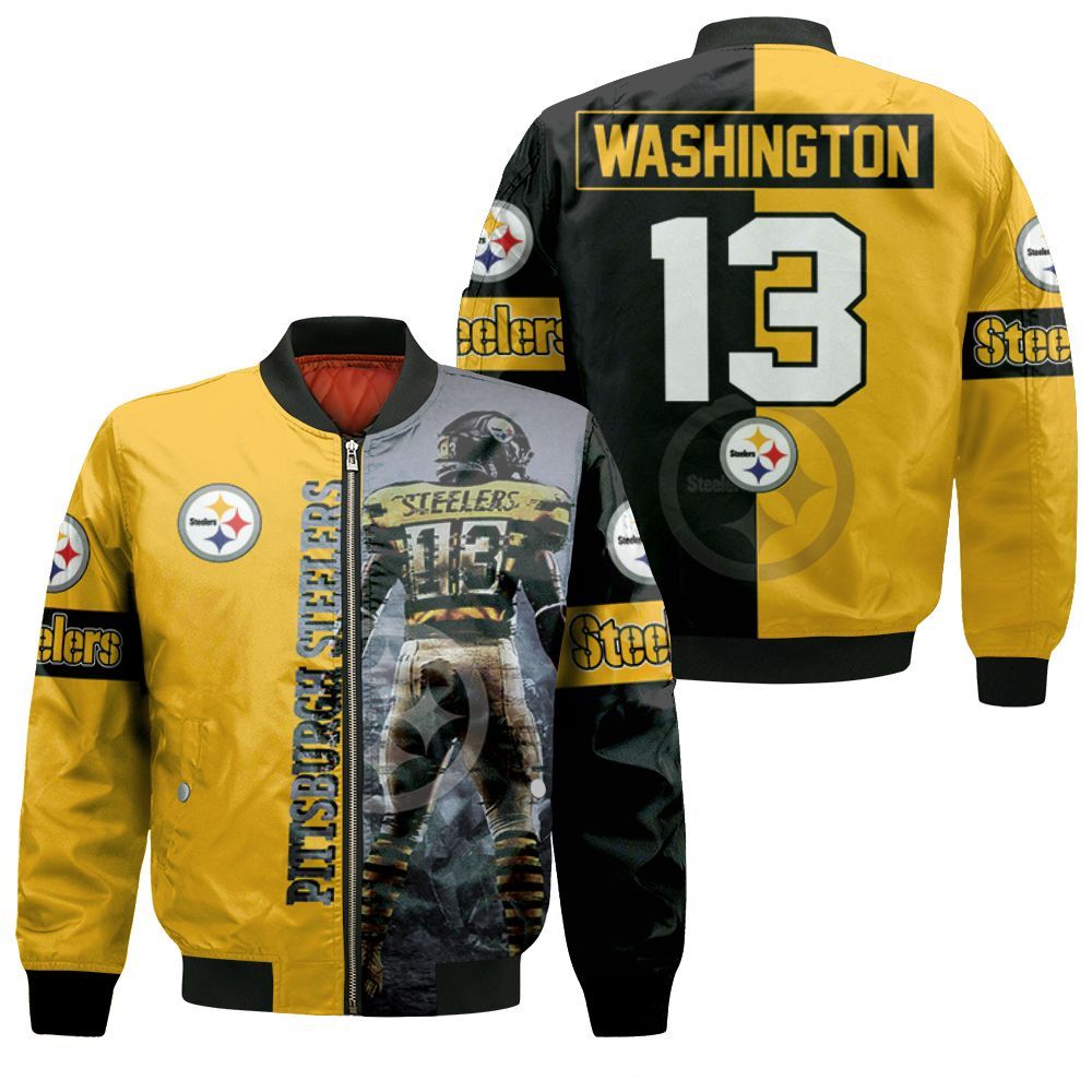 13 James Washington Pittsburgh Steelers Legend 2020 NFL Season Bomber Jacket