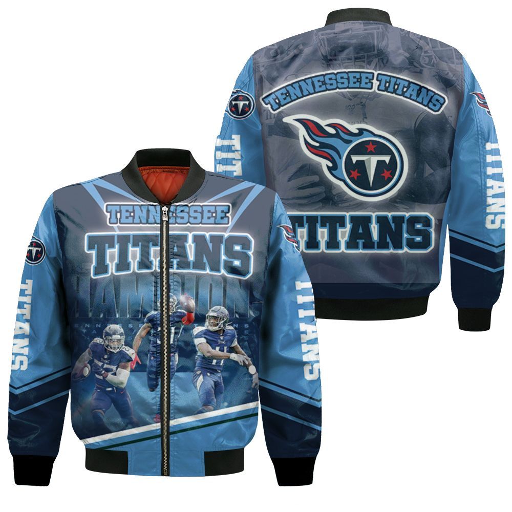 AFC South Division Champions Tennessee Titans Super Bowl 2021 Bomber Jacket