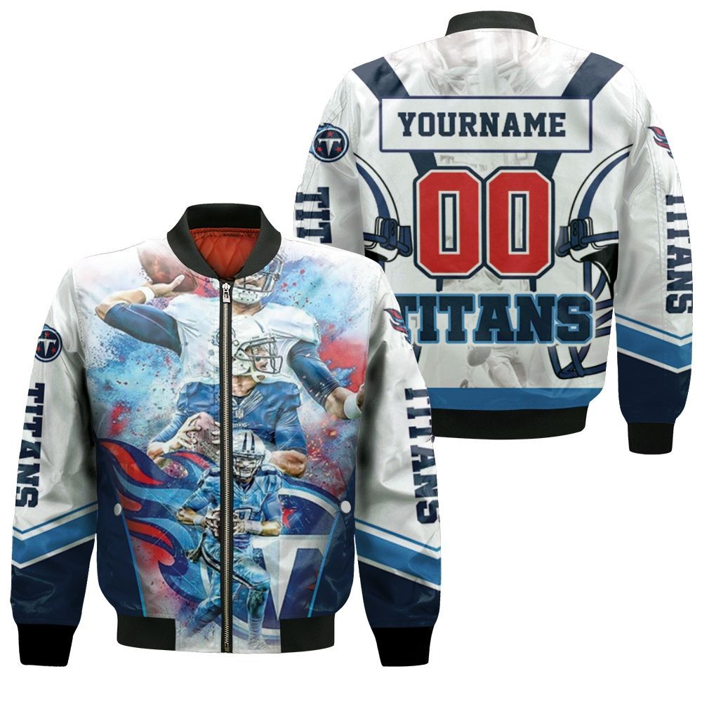 AFC South Division Champions Tennessee Titans Super Bowl 2021 1 Personalized Bomber Jacket