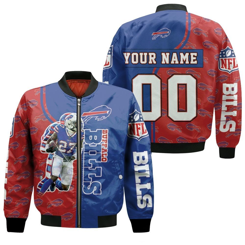 27 Tre Davious White 27 Buffalo Bills Great Player 2020 NFL Season Personalized Bomber Jacket