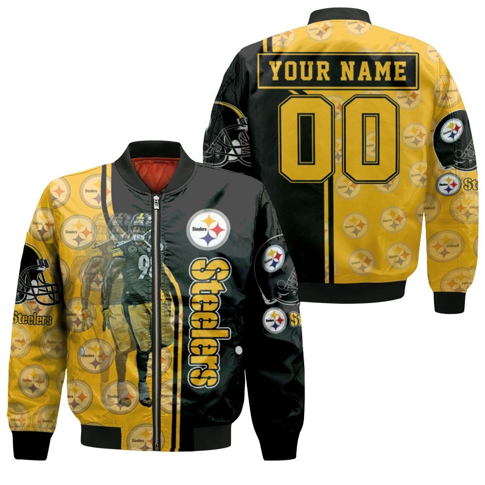 98 Vince Williams Great Player Pittsburgh Steelers Personalized 2020 NFL Season Bomber Jacket