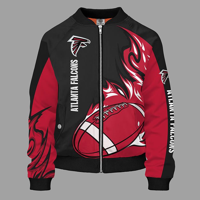 Atlanta Falcons Red Bomber Jacket