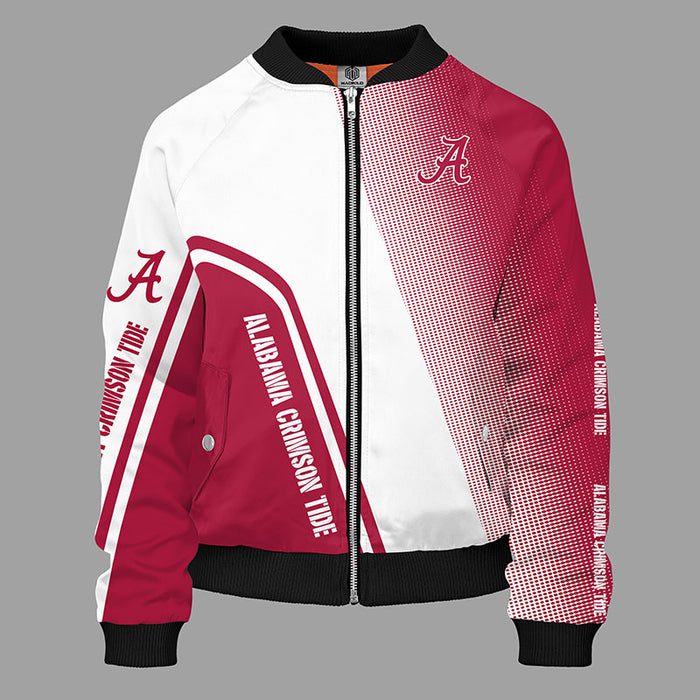 Alabama Crimson Tide Red Bomber Jacket
