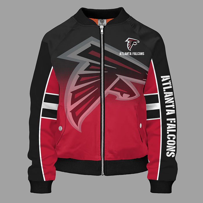 Atlanta Falcons Red Unisex Bomber Jacket