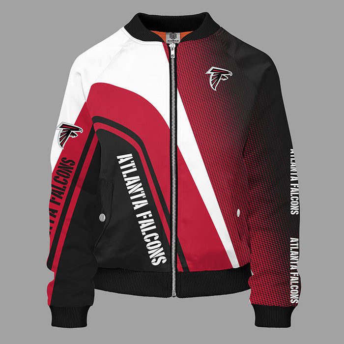 Atlanta Falcons Red Unisex Bomber Jacket