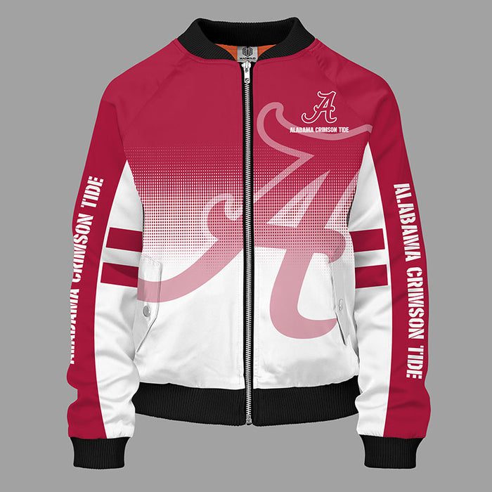 Alabama Crimson Tide Red Unisex Bomber Jacket