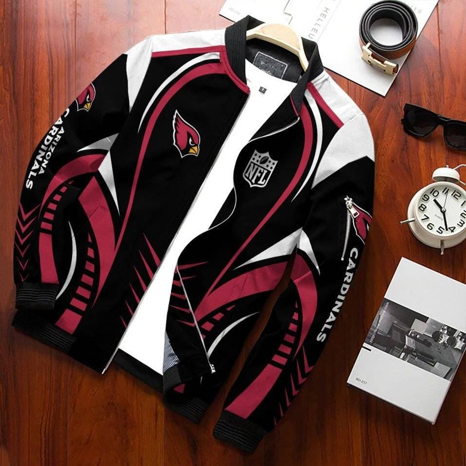 Arizona Cardinals Bomber Jacket 3D Personalized For Fans