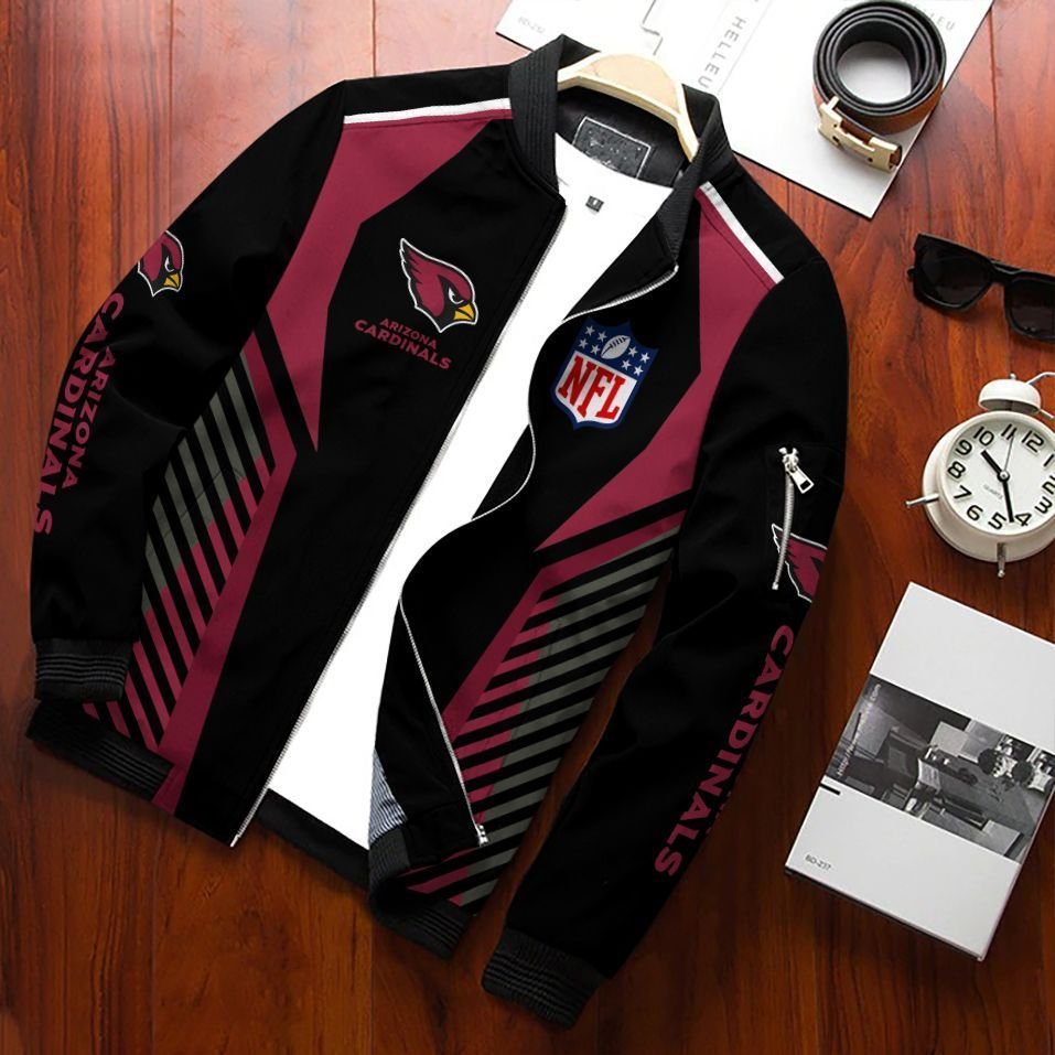 Arizona Cardinals Bomber Jacket 3D Personalized For Fans
