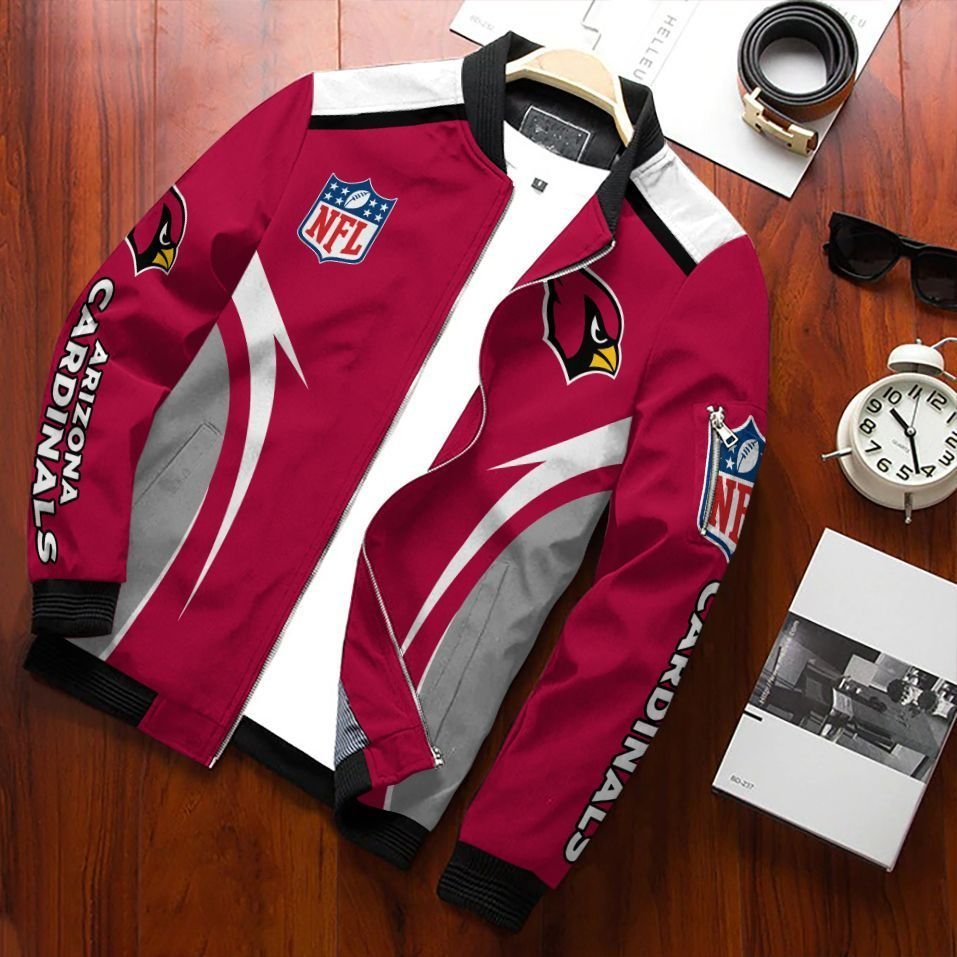 Arizona Cardinals Bomber Jacket 3D Personalized For Fans