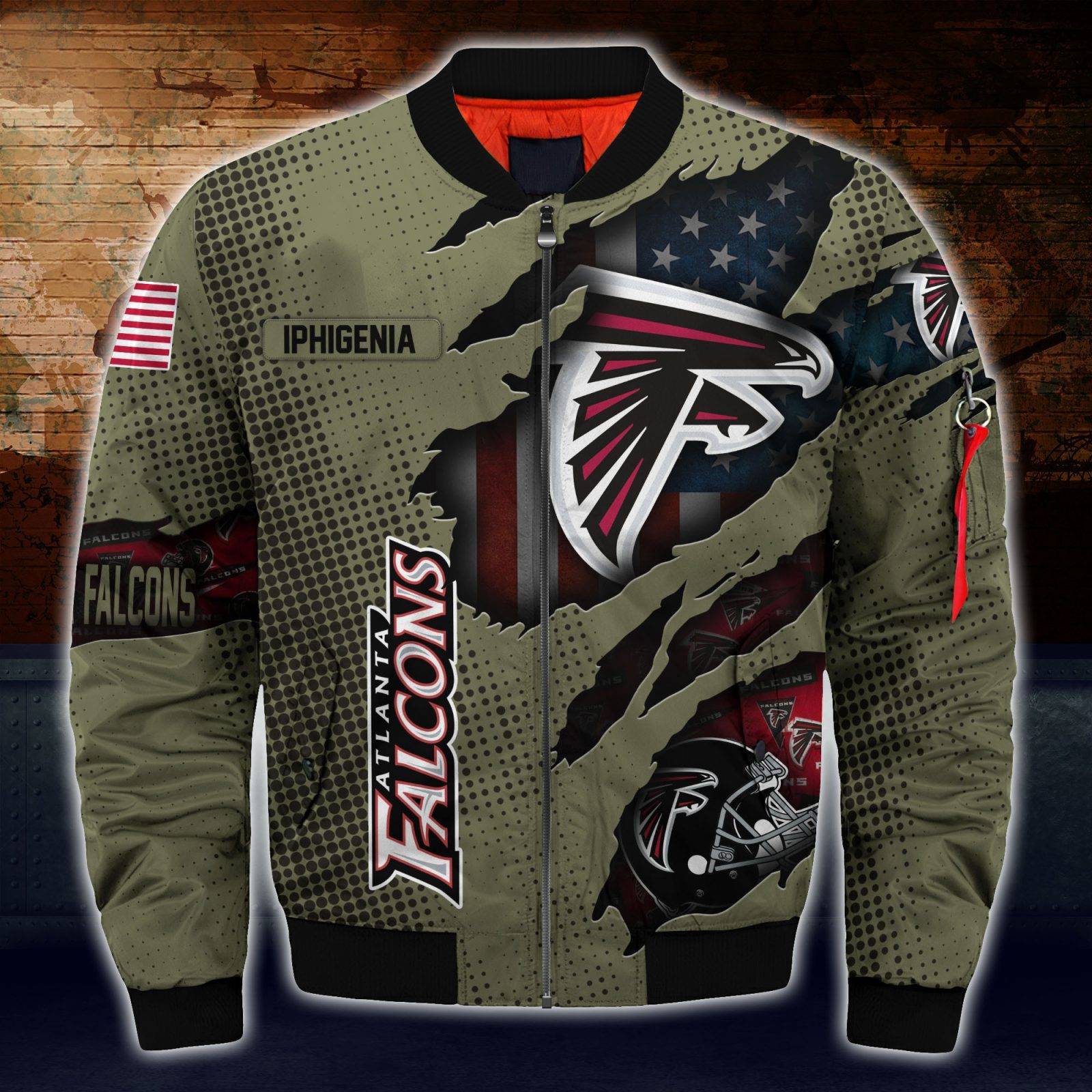 Atlanta Falcons NFL Custom Bomber Jacket