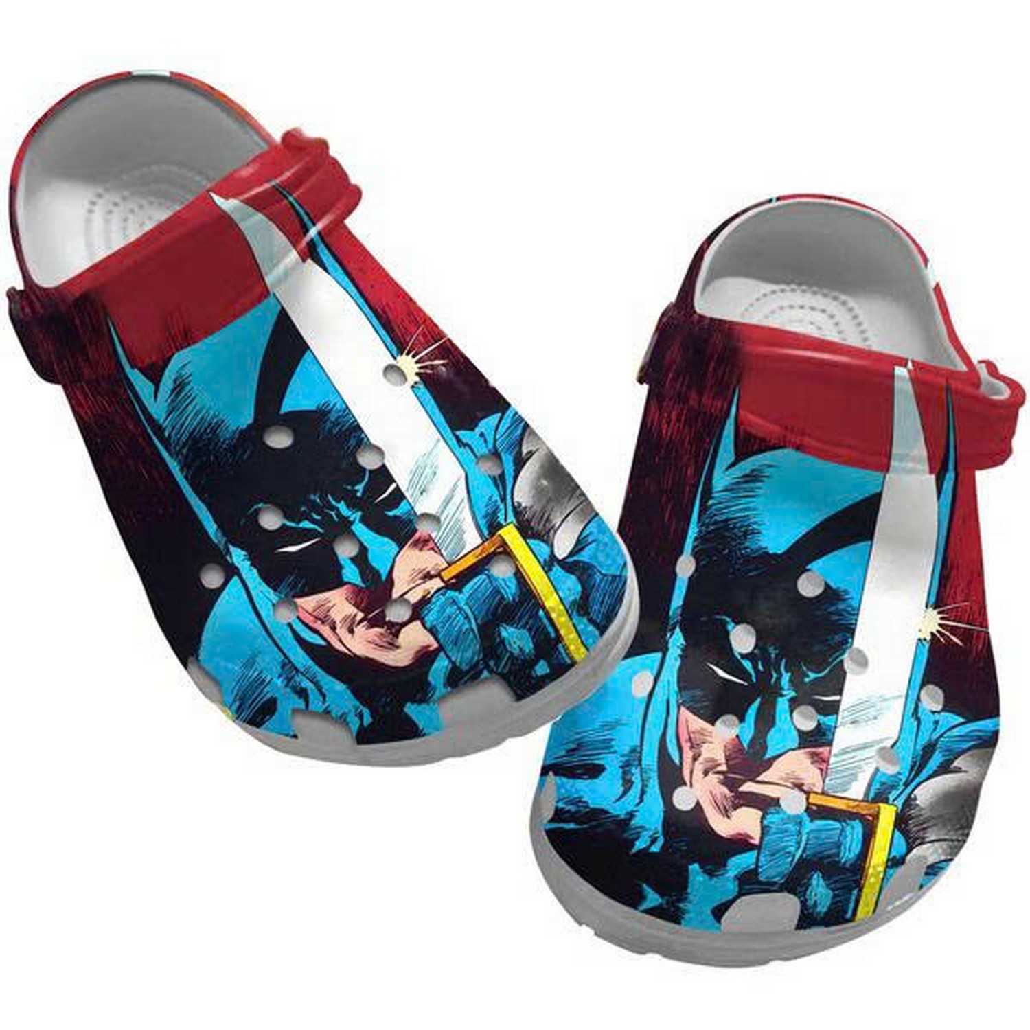Blue Batman Crocs Clogs Shoes For Kids And Adults Crocs Clogs Shoes For Kids And Adults