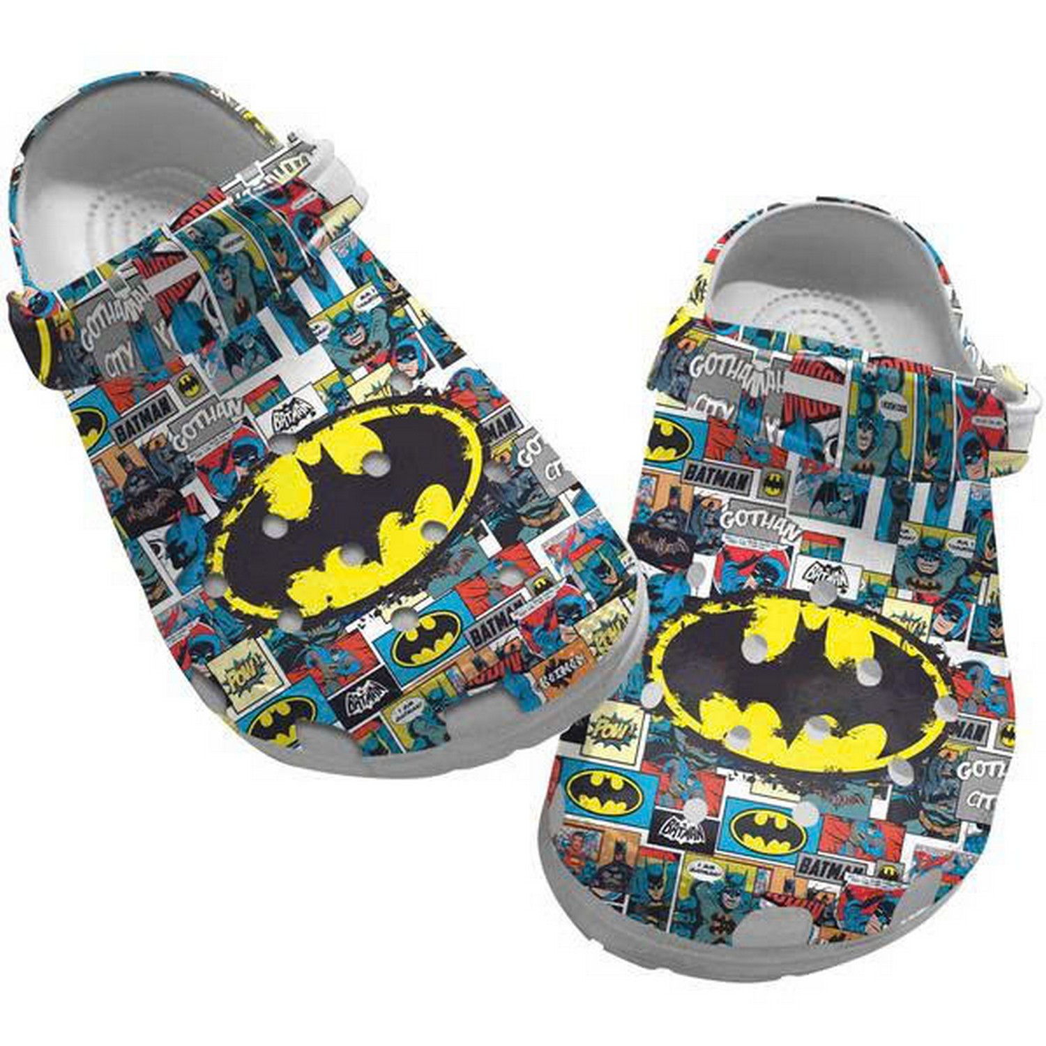 Batman Comic Crocs Clogs Shoes For Kids And Adults