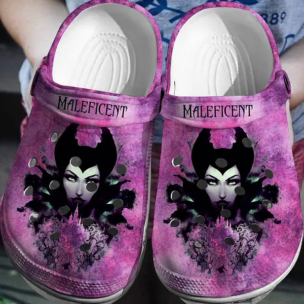Maleficent Purple Crocs Clogs Shoes Shoes For Kids And Adults